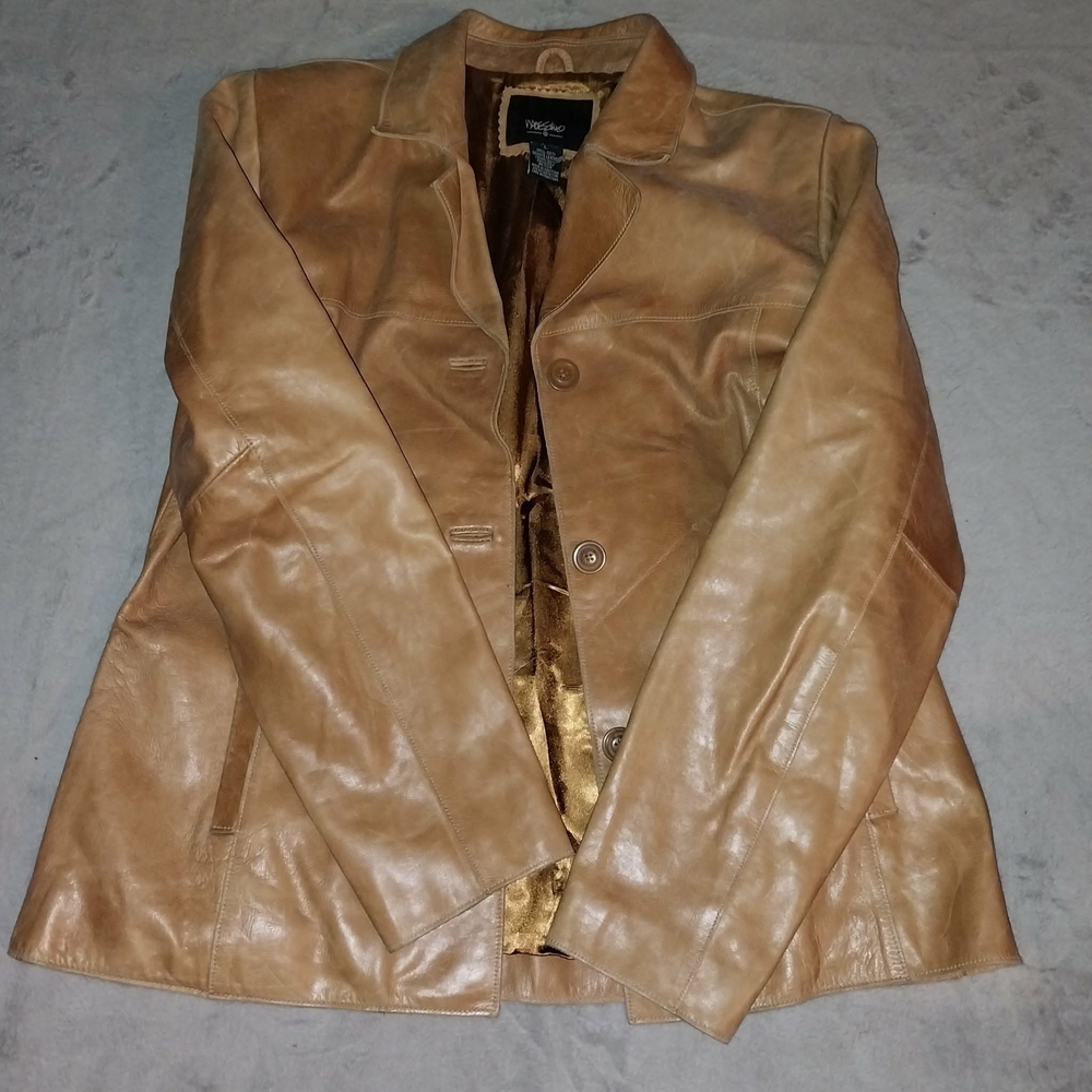 Mossimo Light Brown Leather Jacket